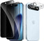 2 Pack Privacy Tempered Glass & 2 Camera protector for IPhone Air Premium Screen Protector Guard & Camera Lenns Protecor