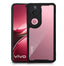 Mobilebies Backcover For Vivo V50 Rigid Armor Transparent Black Border Case