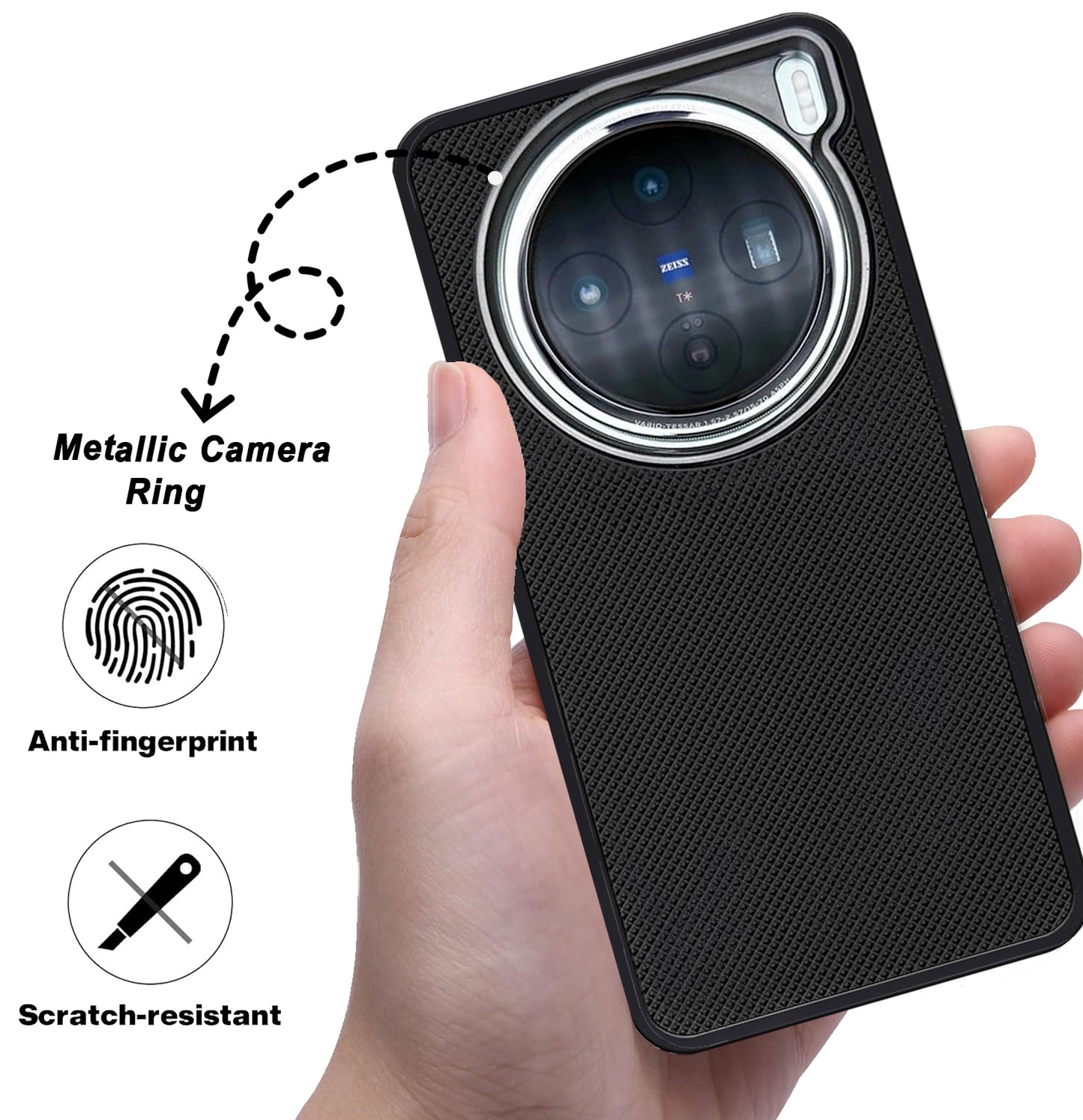 Mobilebies Backcover For Vivo X200 Super Frosted Shield Case With Salient Dots Case