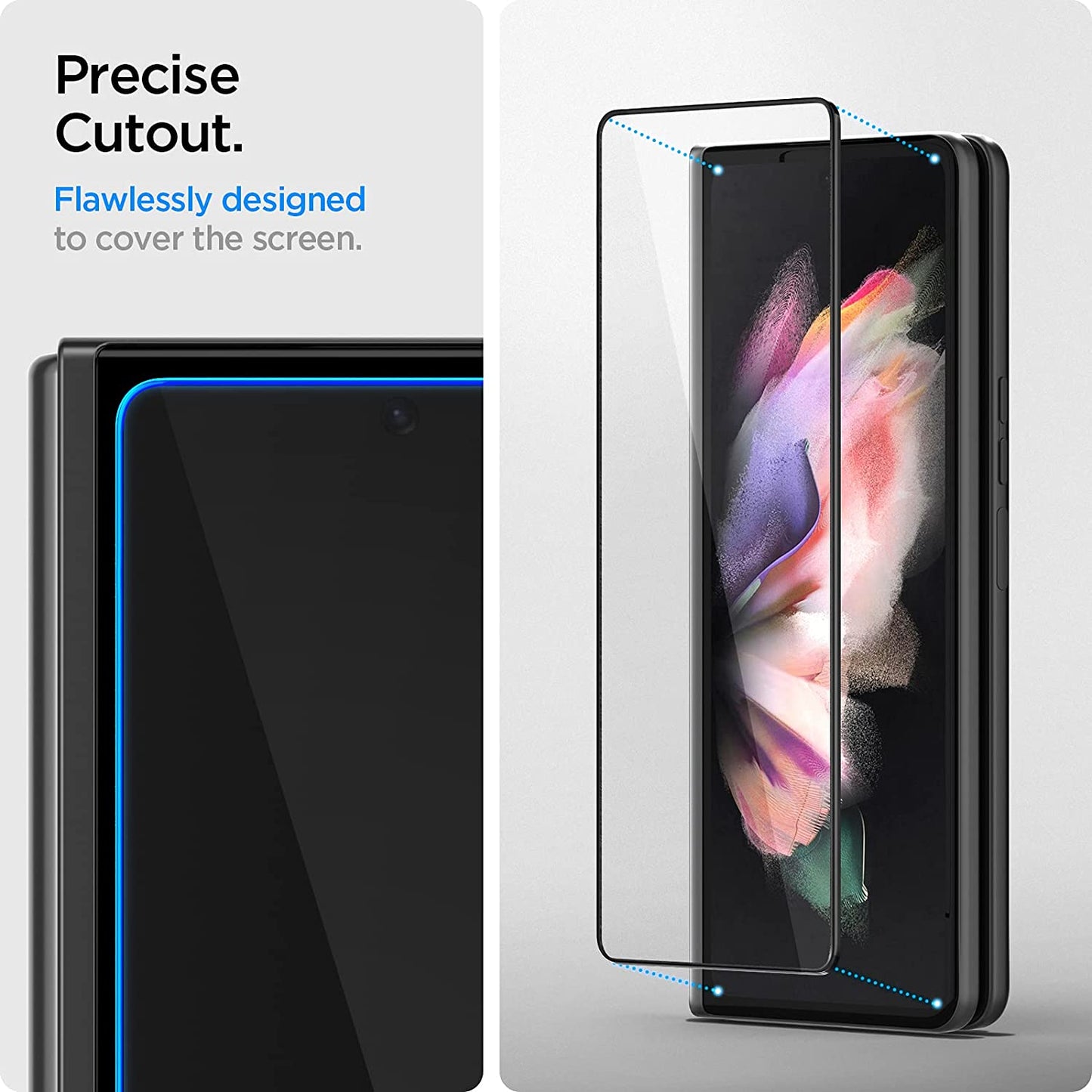 Samsung Z Fold 5 Full Glue Screen Protector Tempered Glass