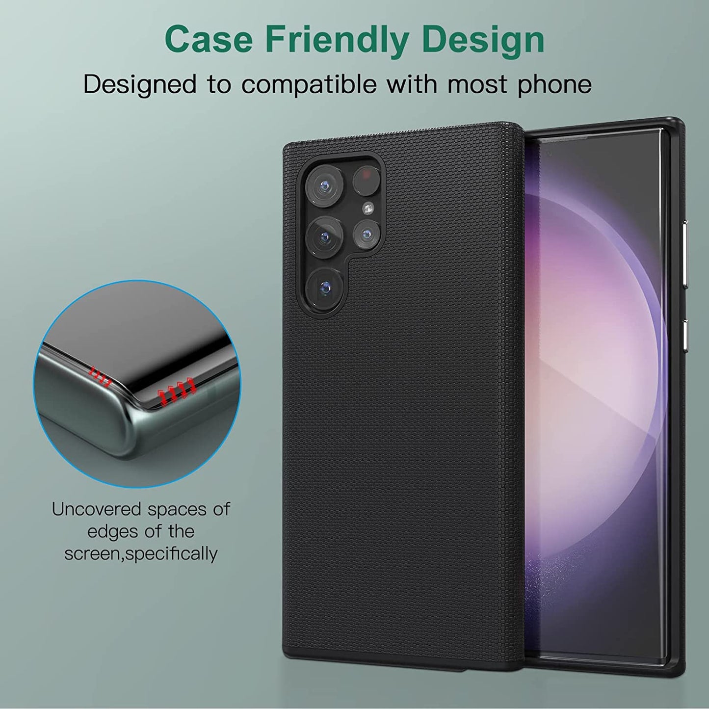 Samsung Galaxy S23 Plus Full Glue Curved Screen Protector Tempered Glass