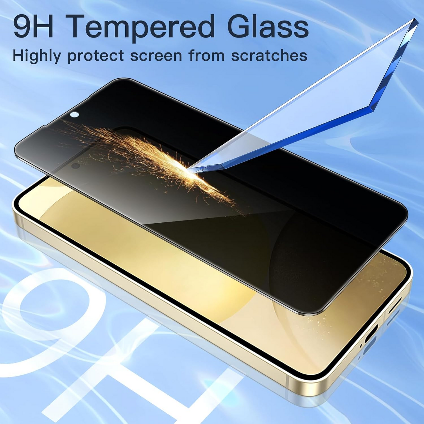 Mobilebies Samsung Galaxy S25 Edge Privacy Tempered Glass Screen Protector Guard