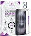 2 Pack Tempered Glass & a Camera protector for iphone 16 Premium Screen Protector Guard & Camera Lenns Protecor