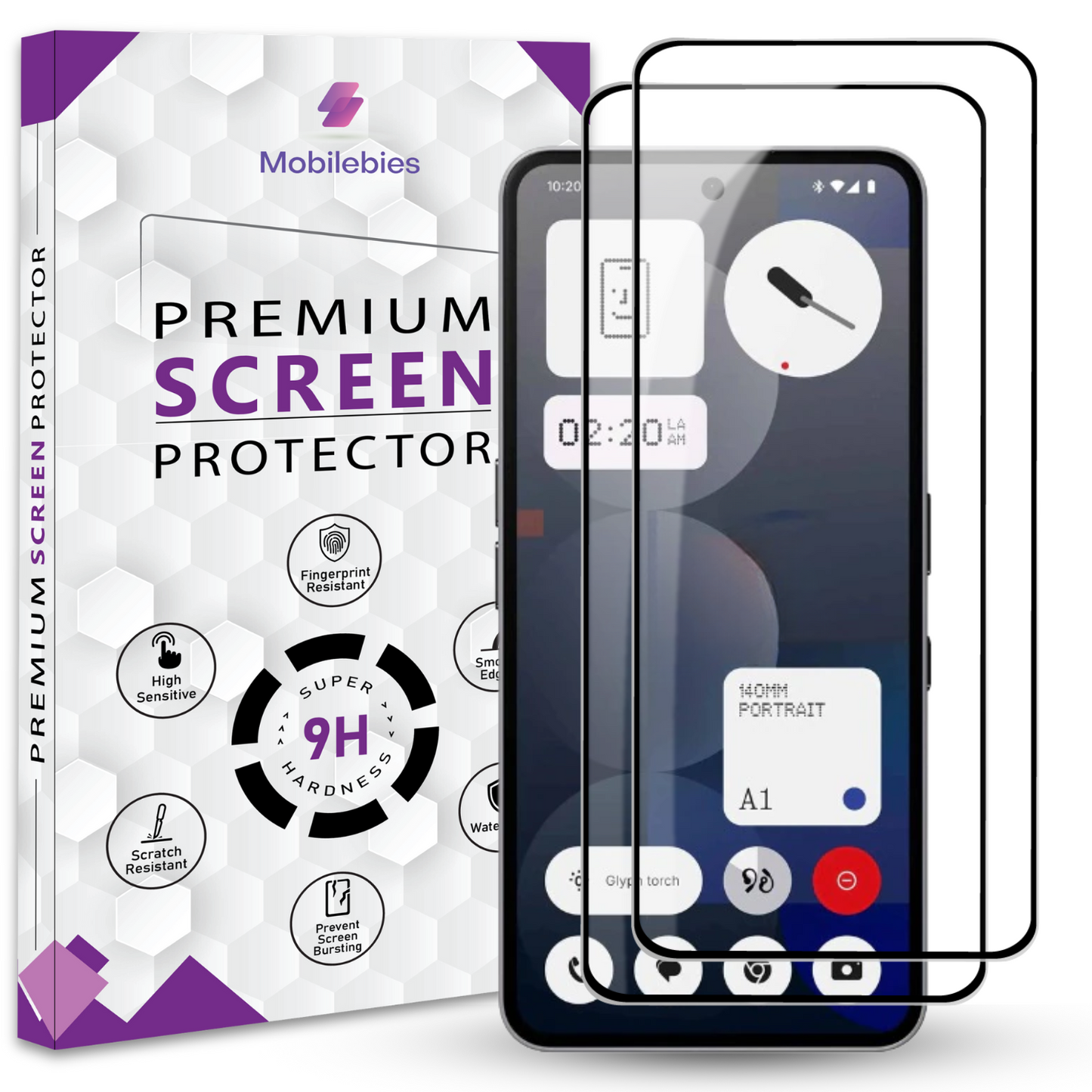 Tempered Glass for Nothing Phone 3a Pro Premium Screen Protector Guard