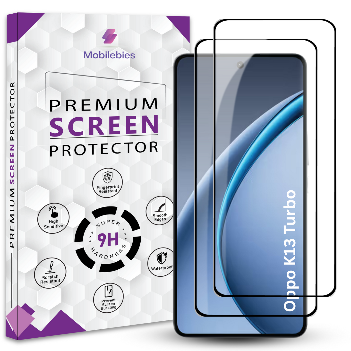 Tempered Glass for Oppo K13 Turbo 5G Premium Screen Protector Guard