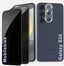 2 Pack Privacy Tempered Glass & a Camera protector for Samsung S24 Privacy Screen Protector Guard & Camera Lenns Protecor