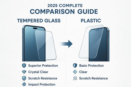 Which is better: Plastic glass or Tempered Glass screen protector?