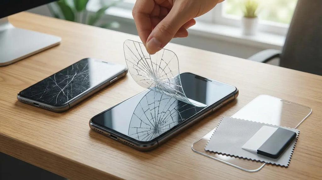 How to remove the Premium screen protector?