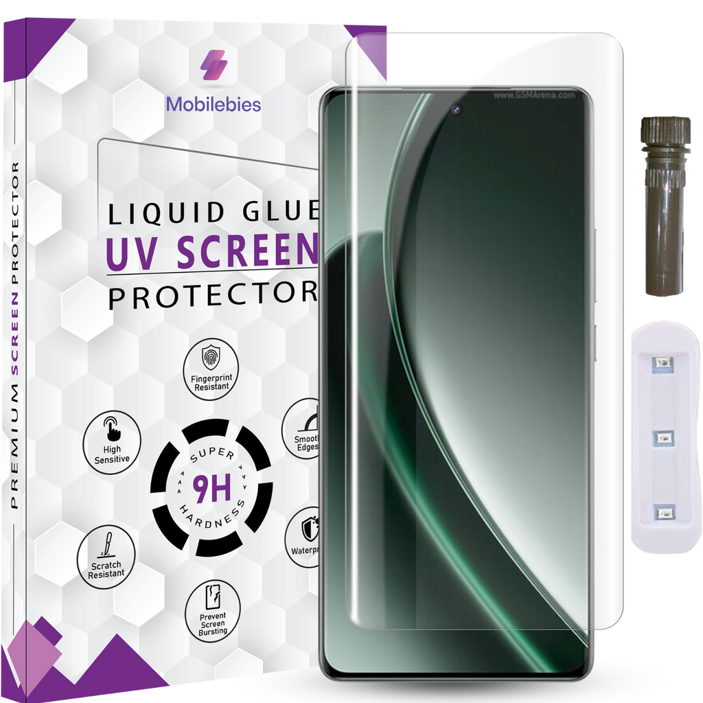 Tempered Glass For IQOO 9 Pro Advanced HD+ UV Glass Screen Protector Guard