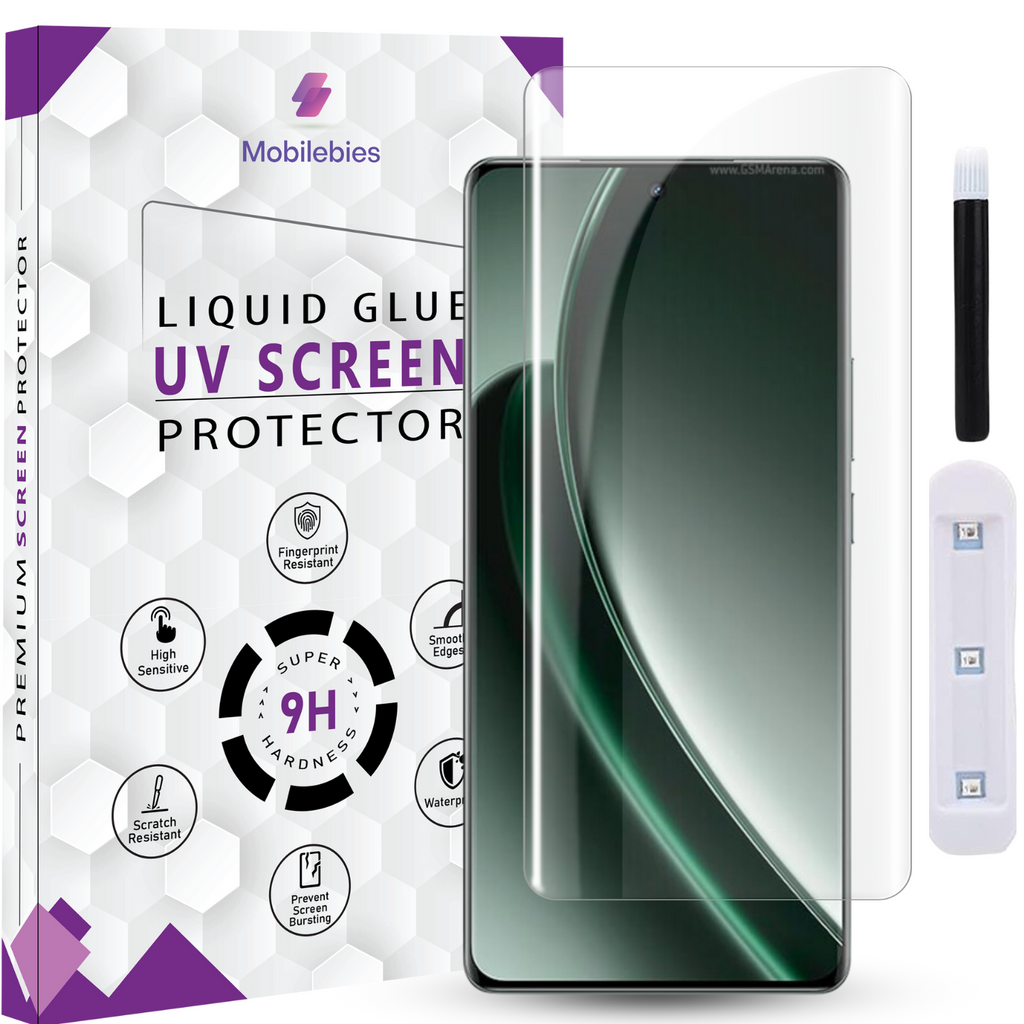 Tempered Glass For Realme 12 Pro Premium HD+ UV Glass Screen Protector Guard