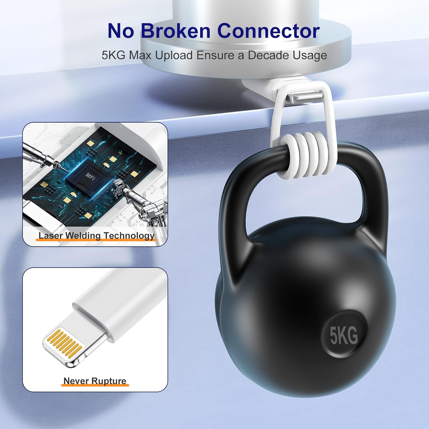 Mobilebies Type-C to Lightning Cable 1M iPhone Fast Data Charging Cable for iPhone 14/13/12/12 PRO Max/12 Mini/11/11PRO/XS/Max/XR/X/8/8Plus/iPad