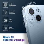 2 Pack Tempered Glass & a Camera protector for iphone 15 Plus Premium Screen Protector Guard & Camera Lenns Protecor