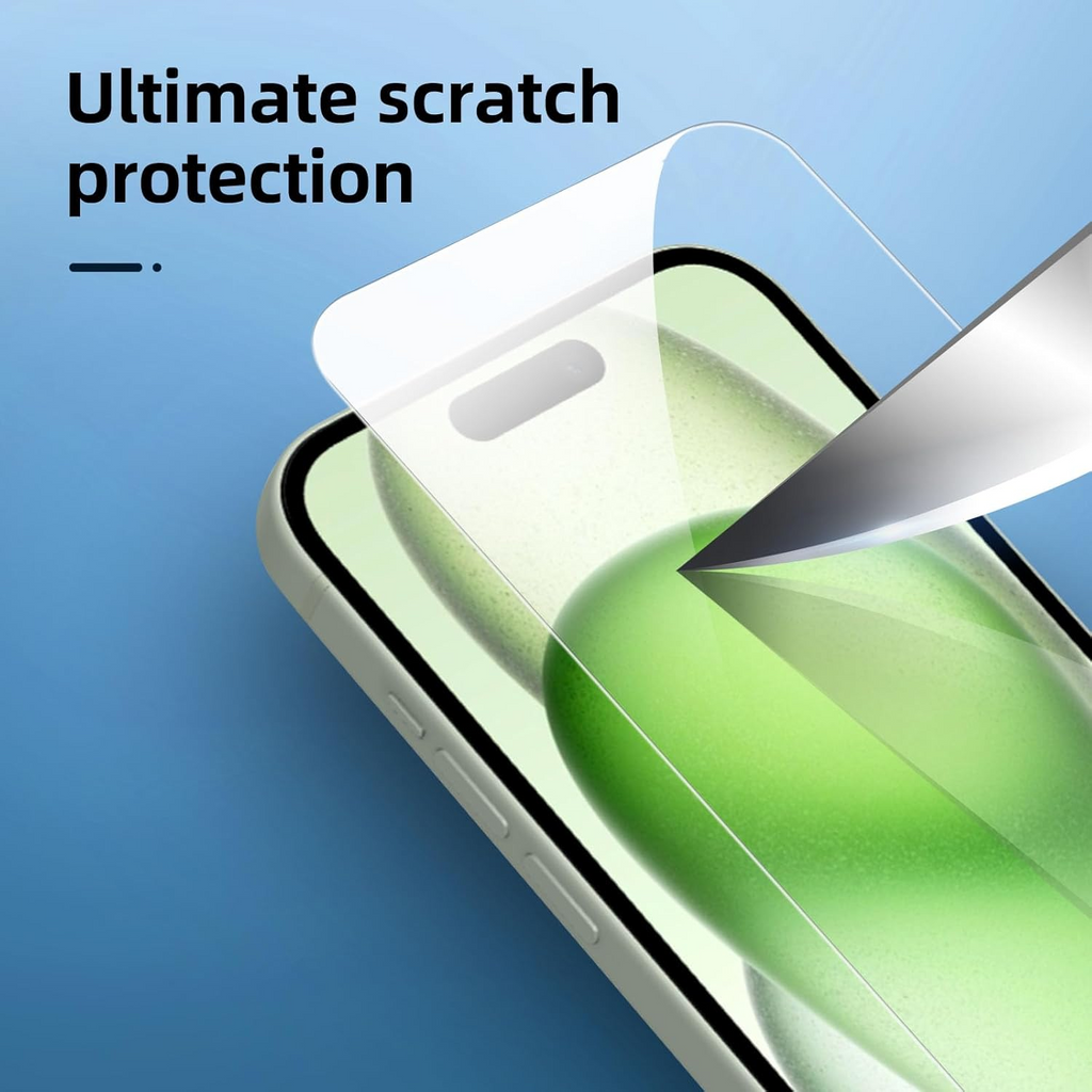 2 Pack Tempered Glass & a Camera protector for iphone 16 Pro Premium Screen Protector Guard & Camera Lenns Protecor