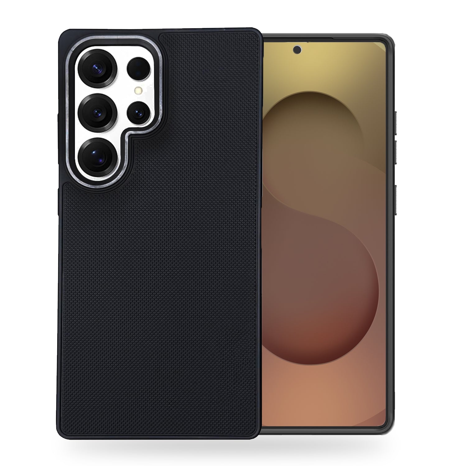 Mobilebies Backcover For Samsung S25 Ultra Super Frosted Shield Case With Salient Dots Case