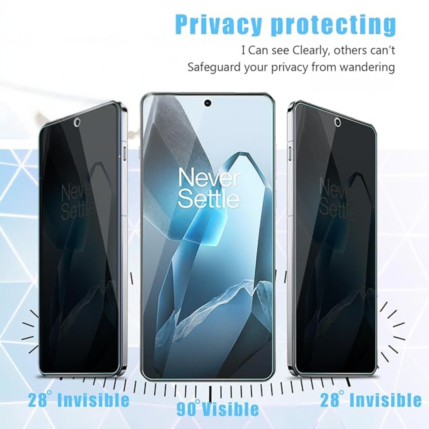 Mobilebies Motorola Edge 60 Pro Advanced HD+ UV Privacy Tempered Glass Screen Protector Guard Secondary image
