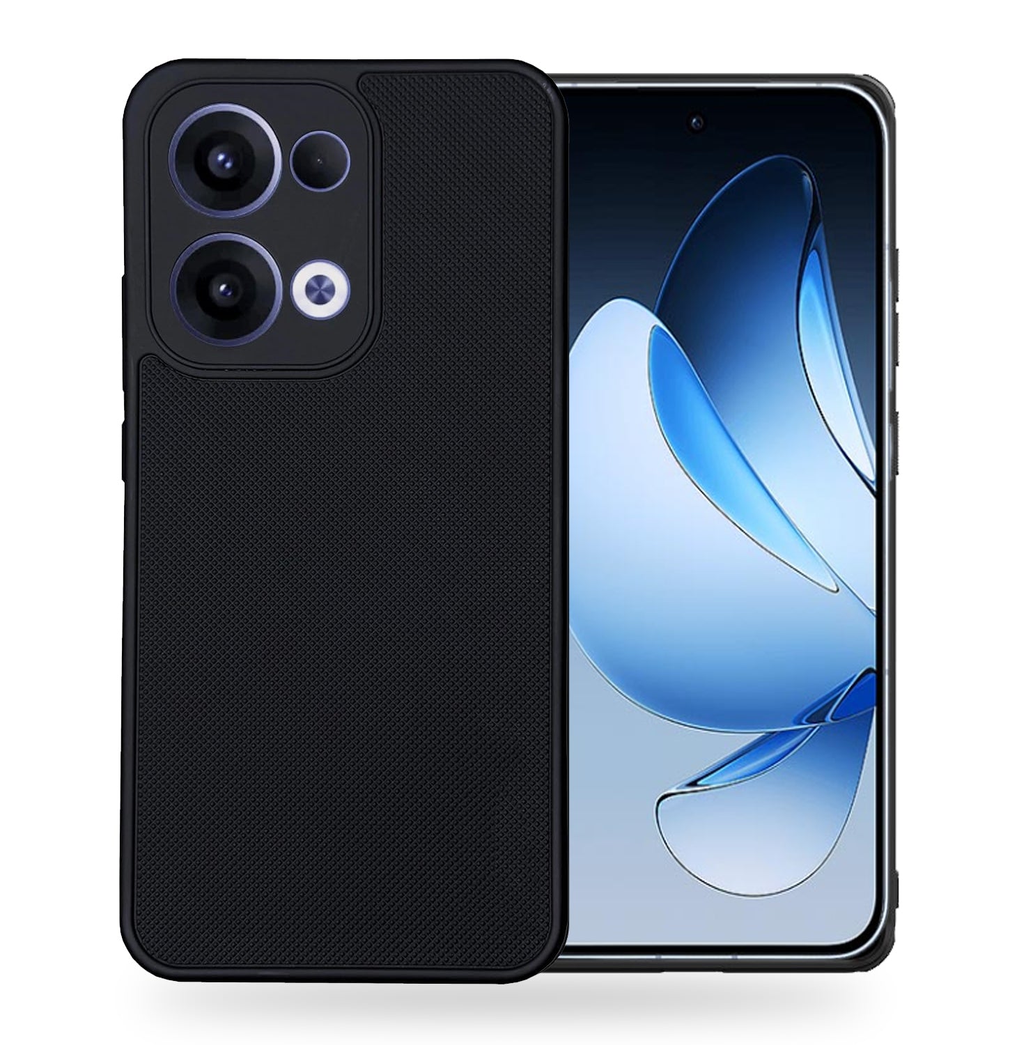 Mobilebies Backcover For Oppo Reno 13 Super Frosted Shield Case With Salient Dots Case Main image