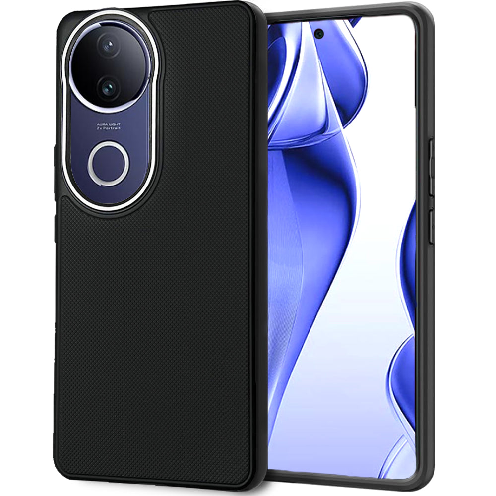 Mobilebies Backcover For VIVO V50e Super Frosted Shield Case With Salient Dots Case
