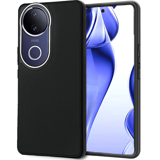 Mobilebies Backcover For VIVO V50e Super Frosted Shield Case With Salient Dots Case