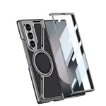 Z Leather Electroplated Case For Samsung Galaxy Z Fold 6