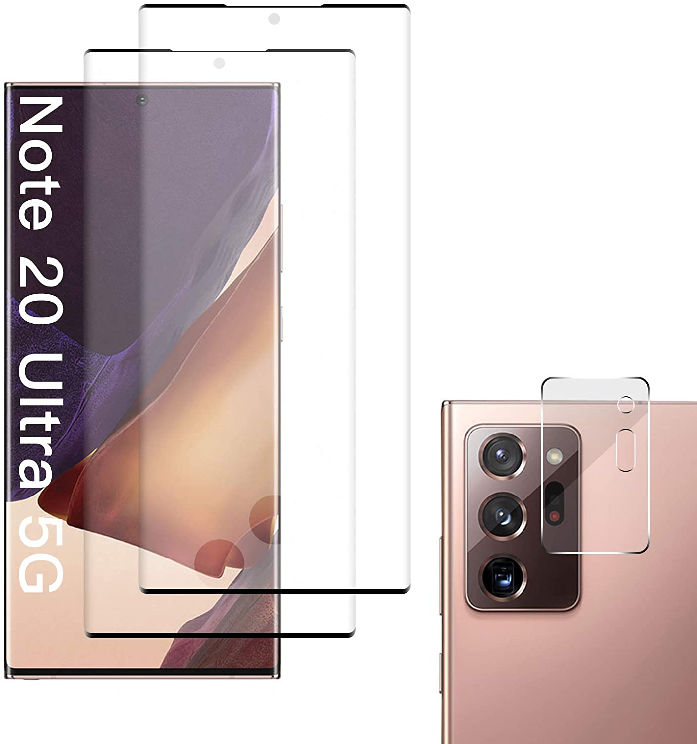 Samsung Galaxy Note 20 Ultra Full Glue Curved Screen Protector Secondary image