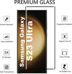 Samsung Galaxy S23 Ultra Full Glue Curved Screen Protector Tempered Glass