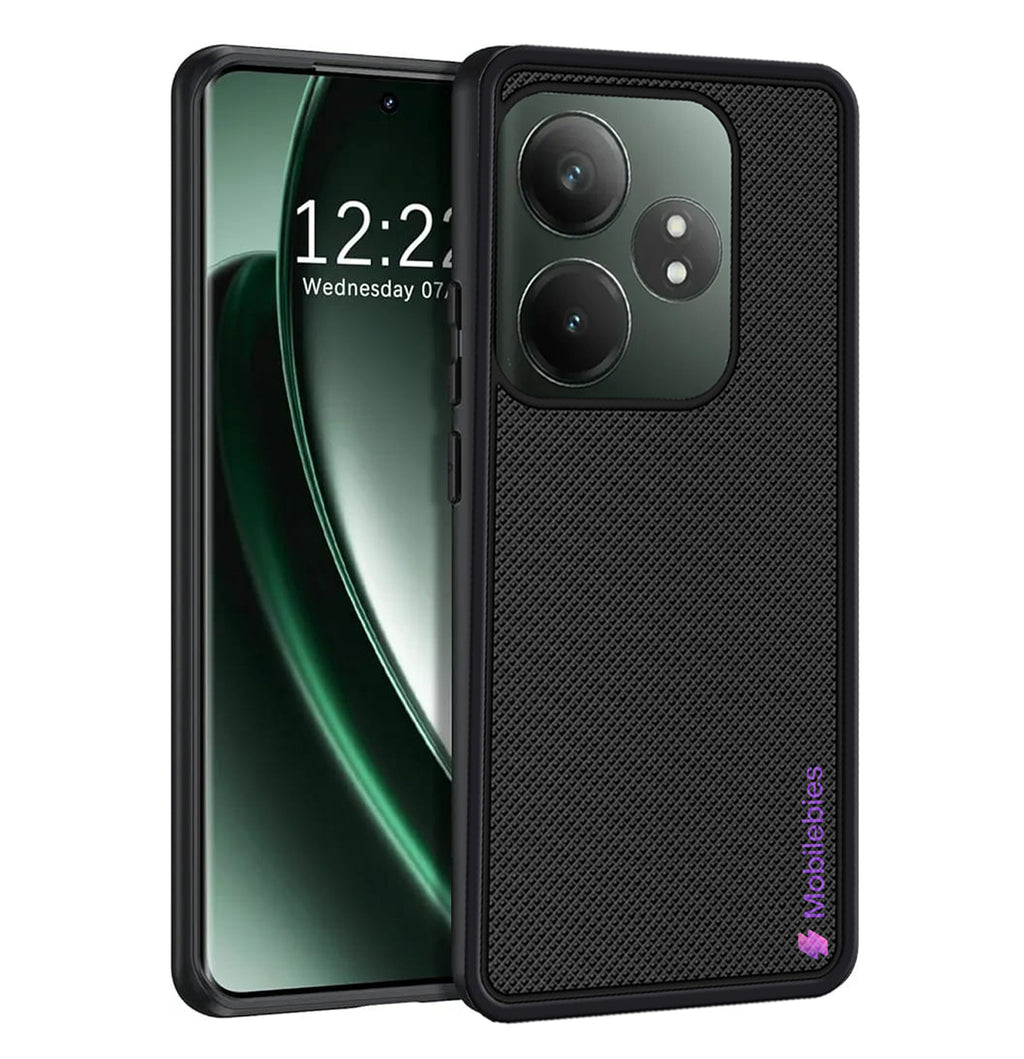 Mobilebies Backcover For Realme GT 6T Super Frosted Shield Case With Salient Dots Case