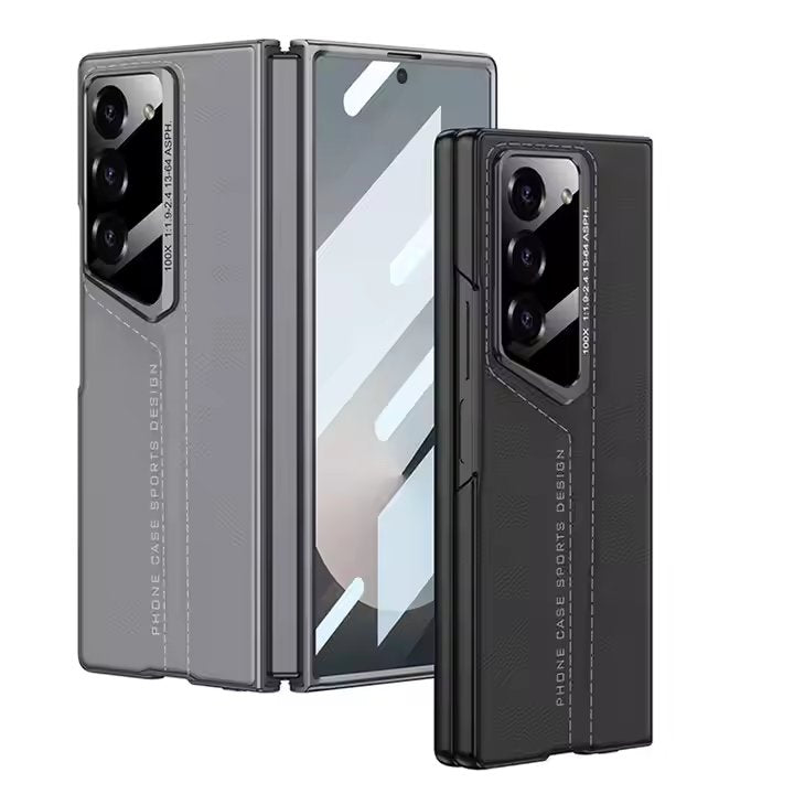 Luxury Shield Pro Leather Case For Samsung Galaxy Z Fold 6