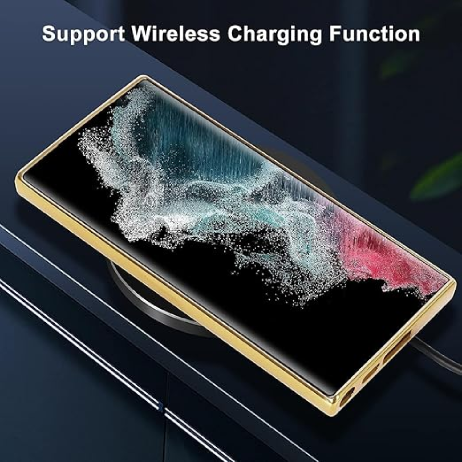 Samsung Galaxy S25 Ultra Lion Print With Soft Electroplated Edges Cases