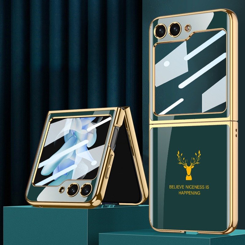 Samsung Galaxy Z Flip 5 GKK Deer Glass Case Secondary image