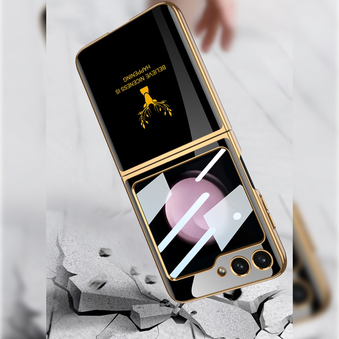 Samsung Galaxy Z Flip 5 GKK Deer Glass Case