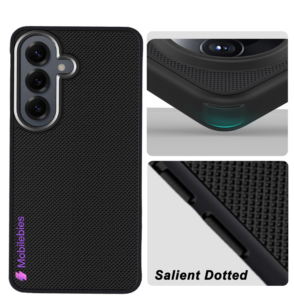 Mobilebies Backcover For Samsung M35 Super Frosted Shield Case With Salient Dots Case