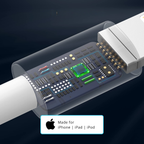 Mobilebies Type-C to Lightning Cable 1M iPhone Fast Data Charging Cable for iPhone 14/13/12/12 PRO Max/12 Mini/11/11PRO/XS/Max/XR/X/8/8Plus/iPad
