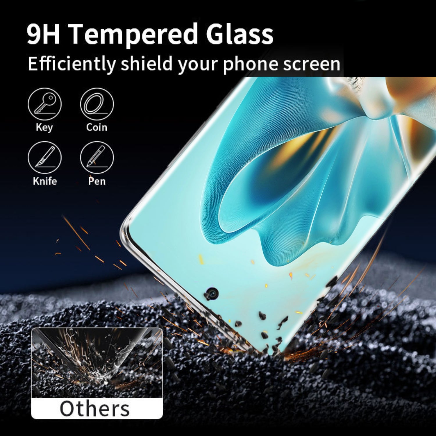 Tempered Glass For Motorola Edge 60 Fusion Advanced HD+ UV Glass Screen Protector Guard