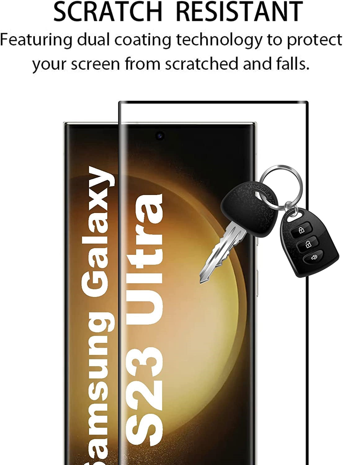 Samsung Galaxy S23 Ultra Full Glue Curved Screen Protector Tempered Glass