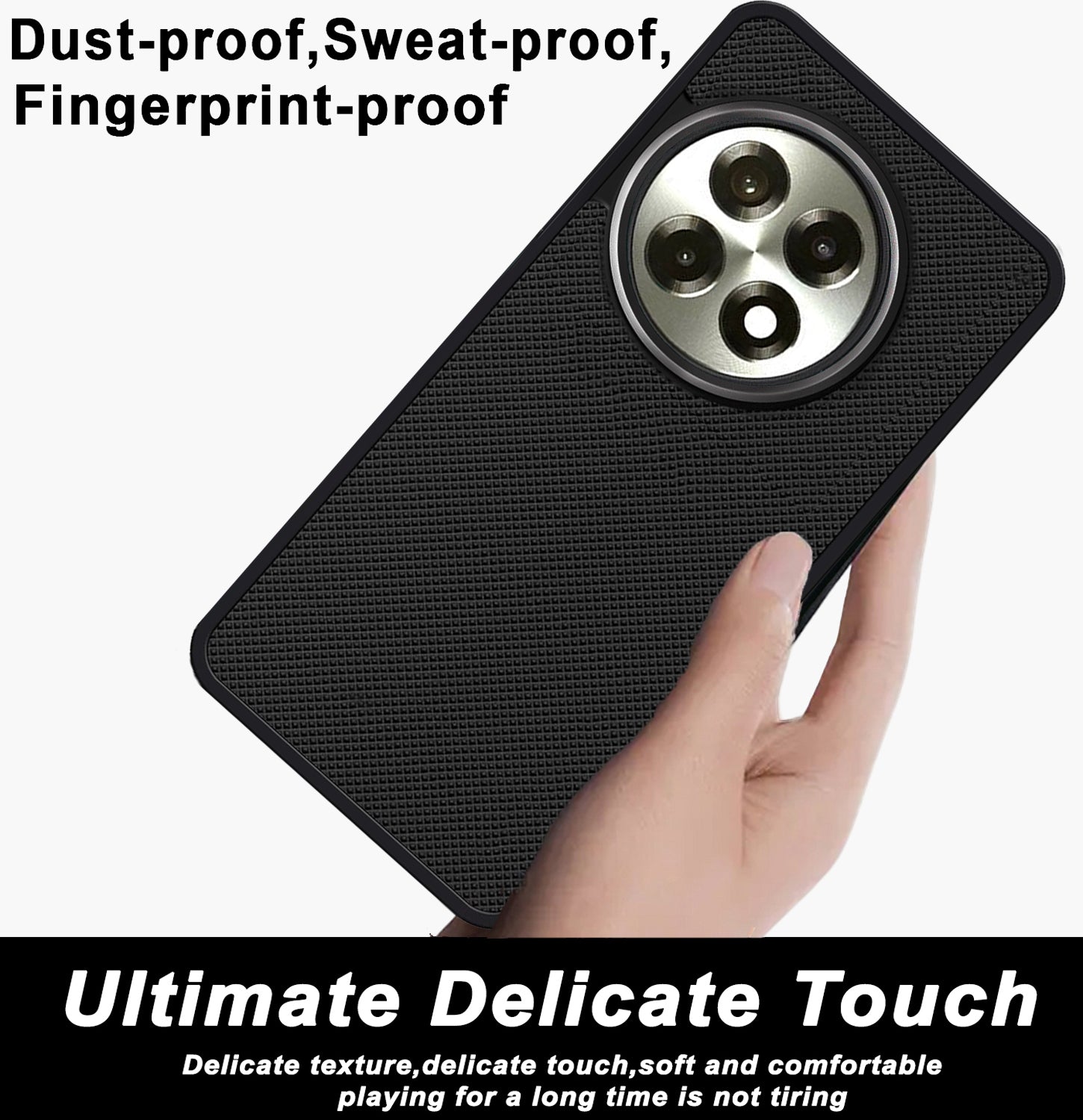 Mobilebies Backcover For Oneplus 13 Super Frosted Shield Case With Salient Dots Case