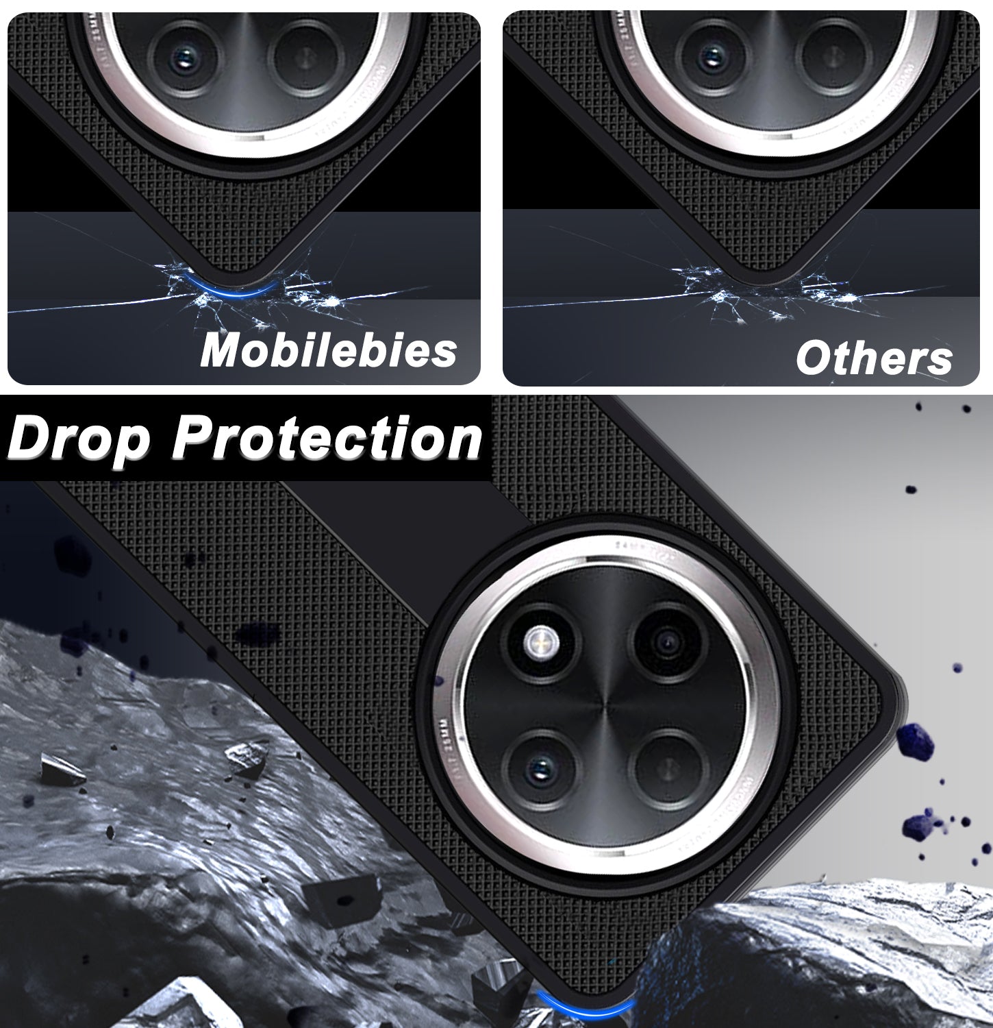Mobilebies Backcover For Oppo F27 Pro Plus Super Frosted Shield Case With Salient Dots Case