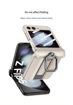 Magnetic Hinge Ring Stand Armor Case For Samsung Galaxy Z Flip 6