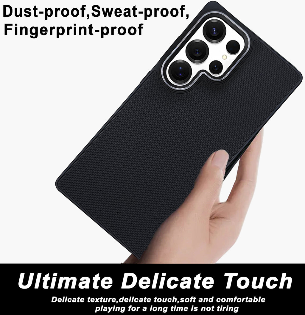 Mobilebies Backcover For Samsung S25 Ultra Super Frosted Shield Case With Salient Dots Case