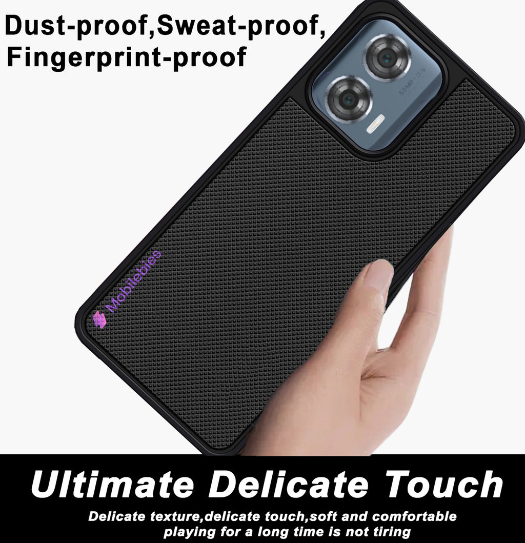 Mobilebies Backcover For Moto Edge 50 Fusion Super Frosted Shield Case With Salient Dots Case
