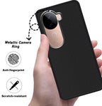 Mobilebies Backcover For VIVO V40e Super Frosted Shield Case With Salient Dots Case