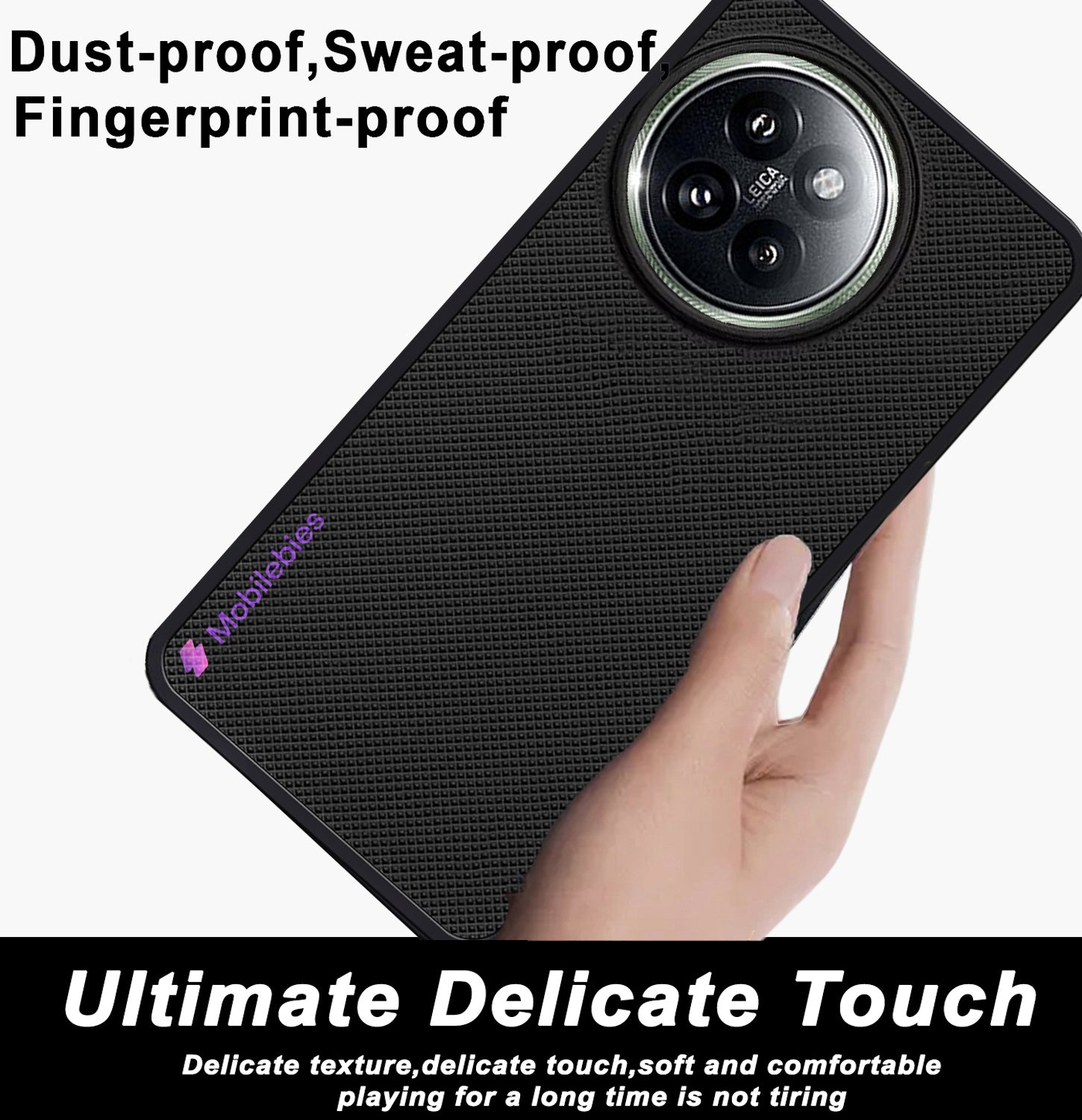 Mobilebies Backcover For Xiaomi 14 Civi Super Frosted Shield Case With Salient Dots Case