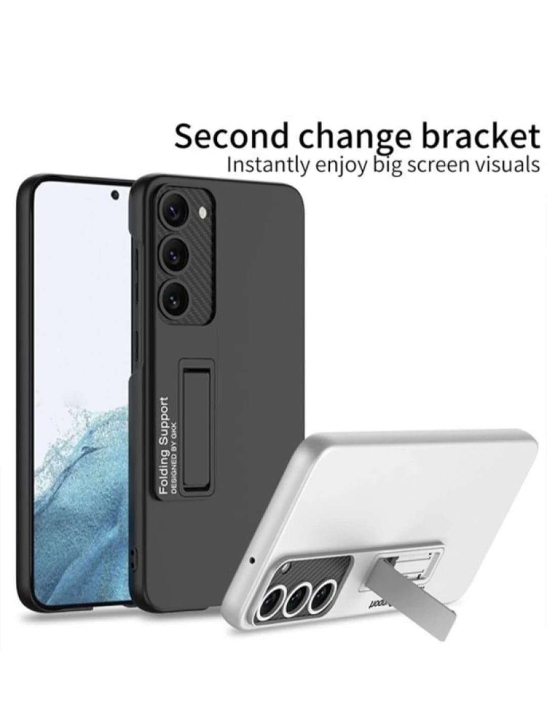 Matte Ultra Thin Bracket Stand Mobile Phone Case for Samsung S24