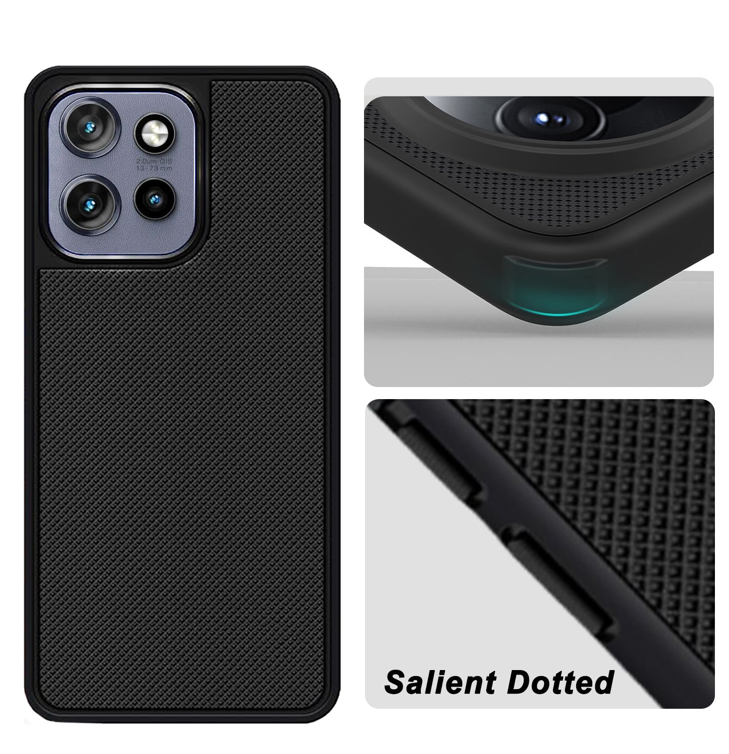 Mobilebies Backcover For Moto Edge 50 Neo Super Frosted Shield Case With Salient Dots Case Secondary image