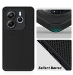 Mobilebies Backcover For Redmi Note 14 Super Frosted Shield Case With Salient Dots Case