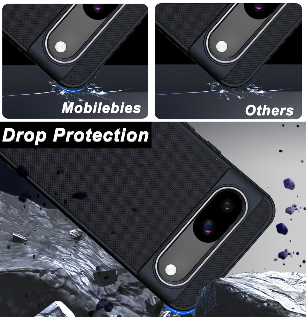 Mobilebies Backcover For Google Pixel 8A Super Frosted Shield Case With Salient Dots Case