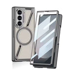 Z Leather Electroplated Case For Samsung Galaxy Z Fold 6