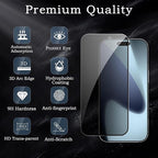 2 Pack Privacy Tempered Glass & 2 Camera protector for IPhone 17 Pro Max Premium Screen Protector Guard & Camera Lenns Protecor