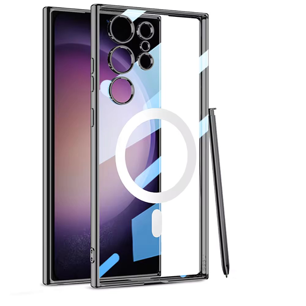 Samsung S23 Ultra Magsafe Transparent Crome Case Main image