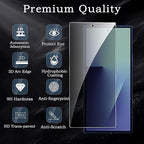 2 Pack Privacy Tempered Glass & 2 Camera protector for Samsung Z Fold 7 Premium Screen Protector Guard & Camera Lenns Protecor