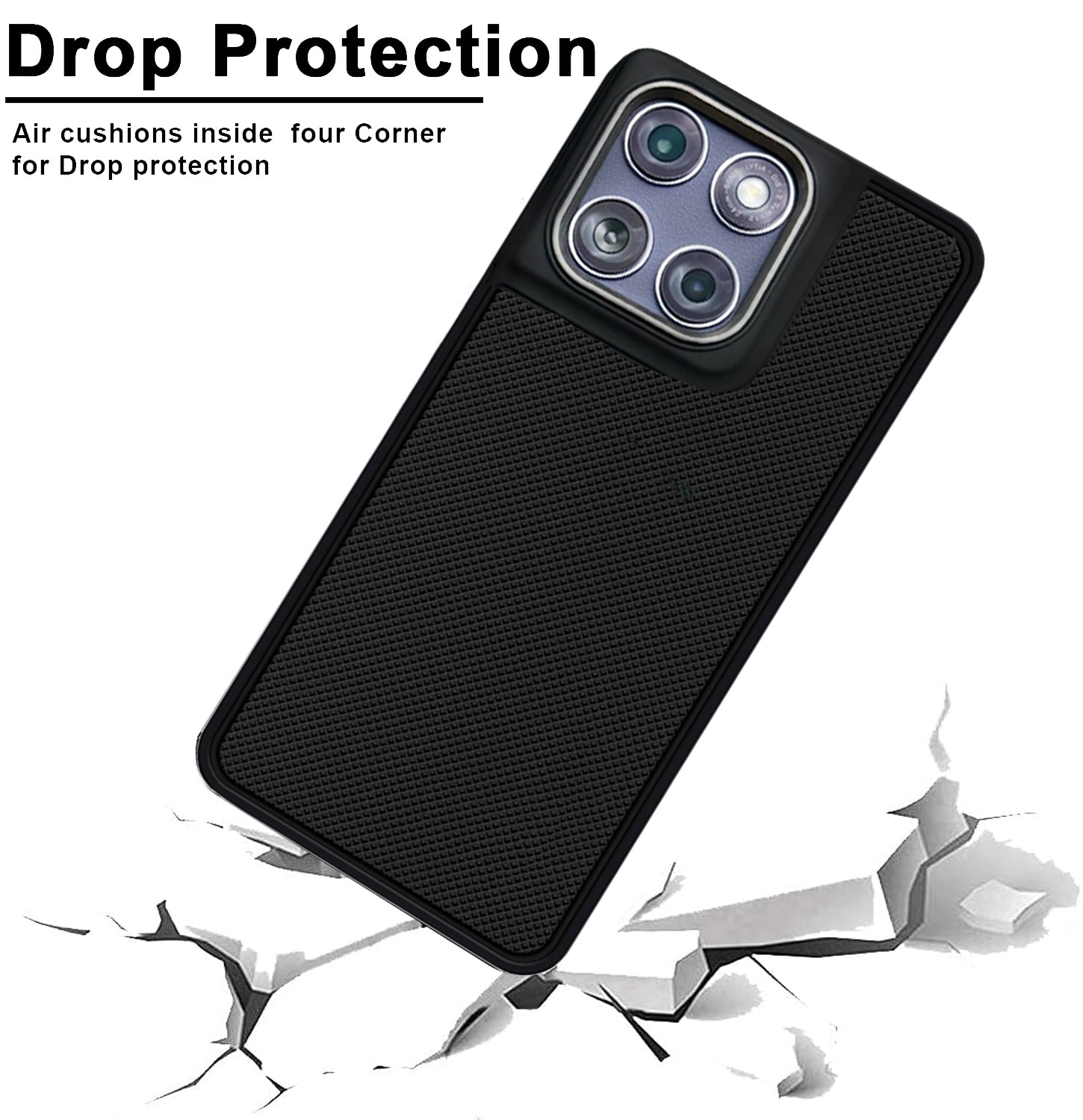 Mobilebies Backcover For Motorola Edge 60 Fusion Super Frosted Shield Case With Salient Dots Case